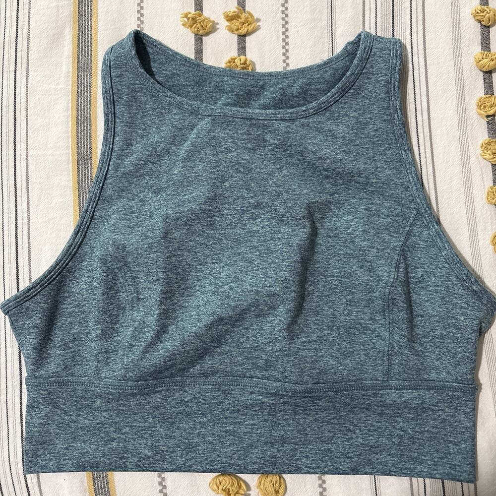 Joy Lab Crop Sports Bra Crossover Peek A Boo Hole L, Athleisure, Yoga, EUC